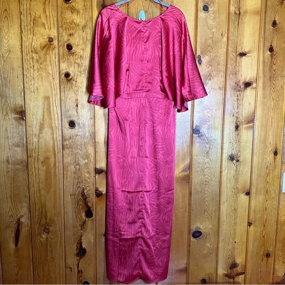 Fe Noel X Target Palm Leaf Contrast Print Kimono Maxi Dress - Picture 3 of 9